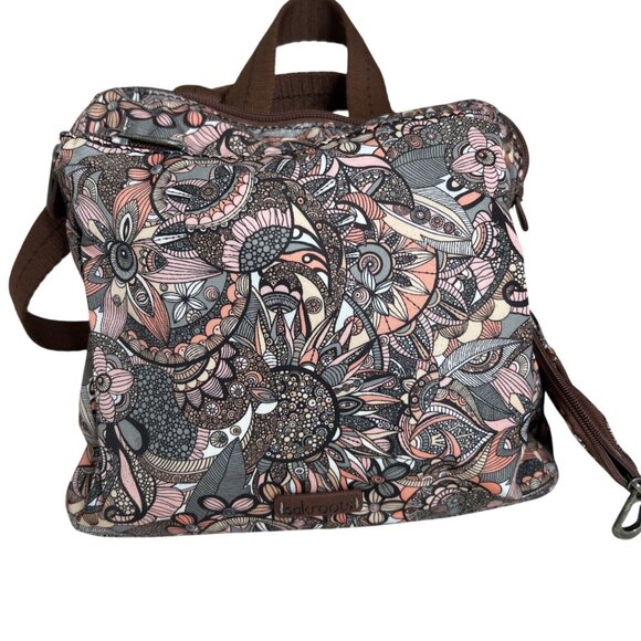 Sakroots Womens Convertible Mini Backpack Sling Bag With ID Wristlet Repreve Fab - Picture 1 of 14